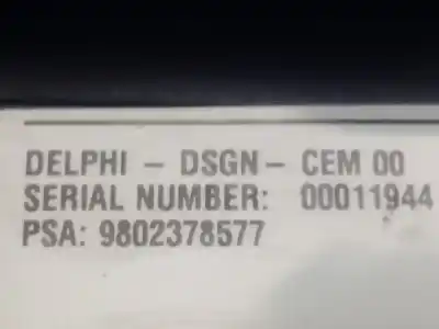 Second-hand car spare part multifunction switch for peugeot 508 active oem iam references 9802378577  