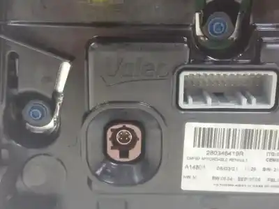 Second-hand car spare part multifunction display for renault captur ii 1.0 tce oem iam references 280346419r  