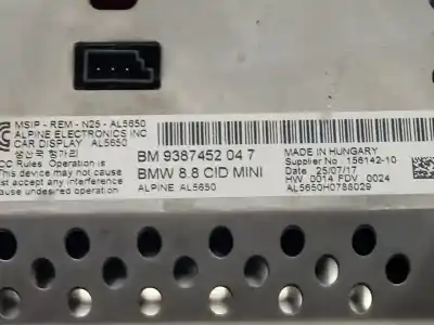 Автозапчасти б/у многофункциональный дисплей за mini mini (f56) cooper sd ссылки oem iam 5ac01151608  