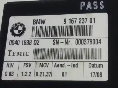 Second-hand car spare part electronic module for bmw serie 3 coupe (e92) 320d oem iam references 916723701  