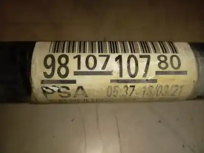 Second-hand car spare part front right transmission for opel combo cargo (e) 1.5 cdti dpf oem iam references 9810710780  