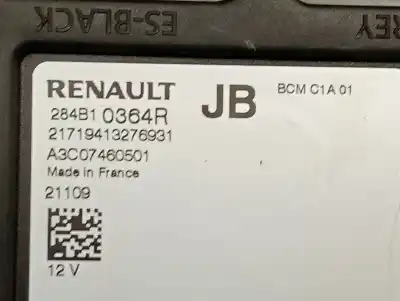 Second-hand car spare part fuse box unit for renault clio v 1.0 sce oem iam references 284b10364r  