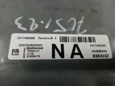 Автозапчастина б/у ебу контролер двигуна для renault clio v 1.0 sce посилання на oem iam 237104638s  