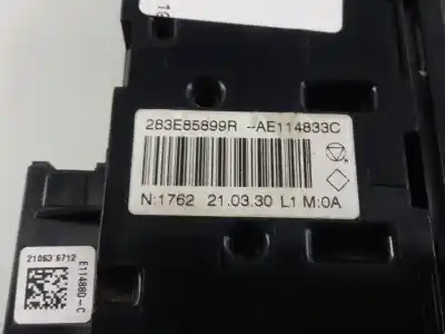 Peça sobressalente para automóvel em segunda mão interruptor 4 piscas - emergência por renault clio v 1.0 sce referências oem iam 283e85899r  