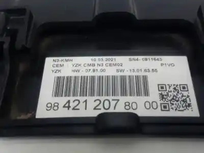 Peça sobressalente para automóvel em segunda mão quadrante por opel combo cargo (e) 1.5 cdti dpf referências oem iam 9842120780  