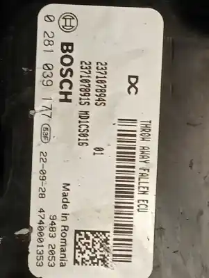 Peça sobressalente para automóvel em segunda mão centralina de motor uce por renault express 1.4 referências oem iam 0281039177  