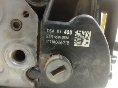 Second-hand car spare part front right door lock for opel combo cargo (e) 1.5 cdti dpf oem iam references 163433  