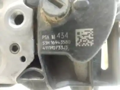 Second-hand car spare part left front door lock for opel combo cargo (e) 1.5 cdti dpf oem iam references 163434  