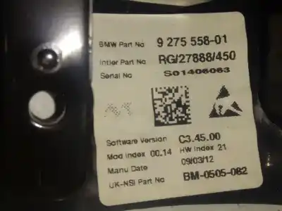 Peça sobressalente para automóvel em segunda mão quadrante por mini countryman (r60) one d referências oem iam 9275558  