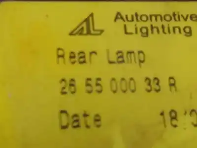 Second-hand car spare part right tailgate light for dacia duster adventure oem iam references 265500033r  