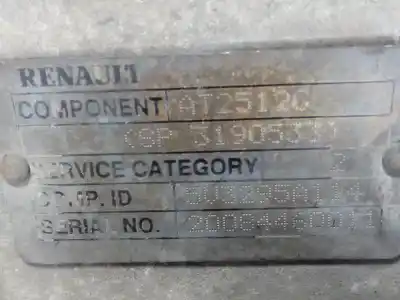 Recambio de automóvil de segunda mano de caja cambios para renault 500 dxi magnum 500 referencias oem iam at2512c  