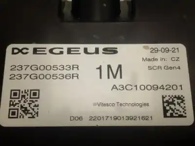 Peça sobressalente para automóvel em segunda mão módulo eletrônico por renault kangoo profesional referências oem iam 237g00533r  