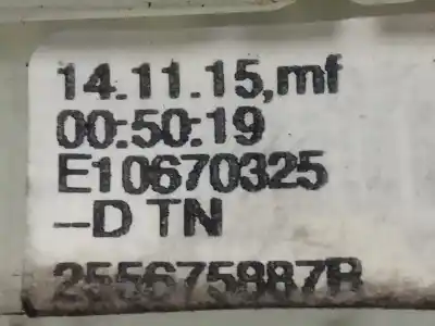 Pezzo di ricambio per auto di seconda mano comando pulito per renault captur zen riferimenti oem iam e10670325  