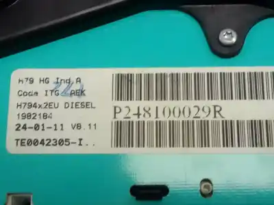 Peça sobressalente para automóvel em segunda mão quadrante por dacia duster adventure referências oem iam p248100029r  