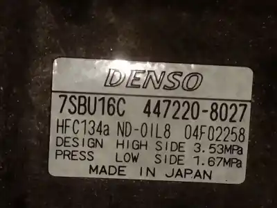 Second-hand car spare part air conditioning compressor for bmw x3 (e83) 3.0d oem iam references 4472208027  