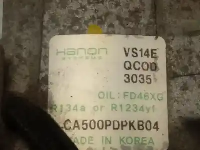 Peça sobressalente para automóvel em segunda mão compressor de ar condicionado a/a a/c por kia xceed 1.0 tgdi cat referências oem iam 97701g4600  