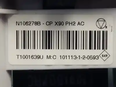 Peça sobressalente para automóvel em segunda mão comando de sofagem (chauffage / ar condicionado)  por dacia duster adventure referências oem iam t1001639u  