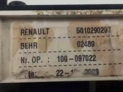 Pièce détachée automobile d'occasion commande de chauffage / climatisation pour renault 500 dxi magnum 500 références oem iam 5010290297  