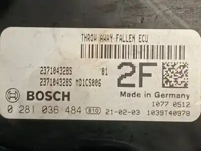 Second-hand car spare part ecu engine control for renault kangoo iii rapid l1 oem iam references 0281036484  