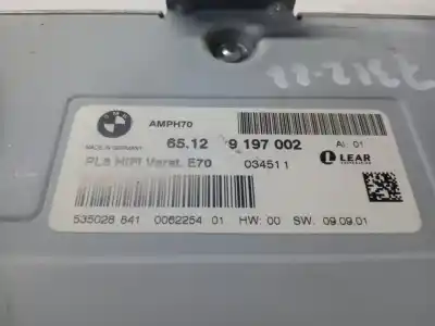 Peça sobressalente para automóvel em segunda mão módulo eletrónico antena por bmw x6 (e71) xdrive40d referências oem iam 65129197002  