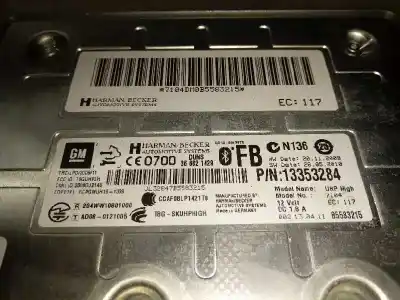 Pezzo di ricambio per auto di seconda mano modulo bluetooth per opel insignia berlina cosmo riferimenti oem iam 13353284  