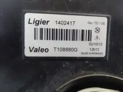 Second-hand car spare part left headlight for otras marcas modelos lieger js50 oem iam references 1402417  