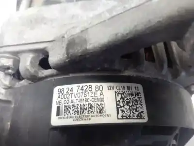 Peça sobressalente para automóvel em segunda mão alternador por opel combo cargo (e) 1.5 cdti dpf referências oem iam 9824742880  