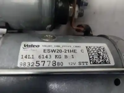 Peça sobressalente para automóvel em segunda mão motor de arranque por opel combo cargo (e) 1.5 cdti dpf referências oem iam 9832577880  