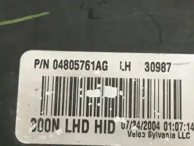 Second-hand car spare part left headlight for chrysler 300 c 2.7 oem iam references 04805761ag  