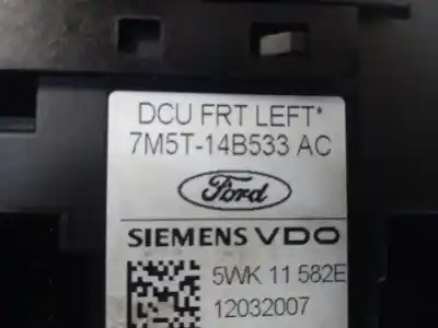 Second-hand car spare part driver left window regulator for ford c-max (cb3) ghia oem iam references 7m5t14b533ac  