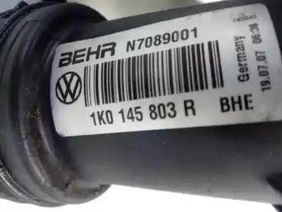 Peça sobressalente para automóvel em segunda mão intercooler por volkswagen eos (1f7) 2.0 tdi referências oem iam 1k0145803r  