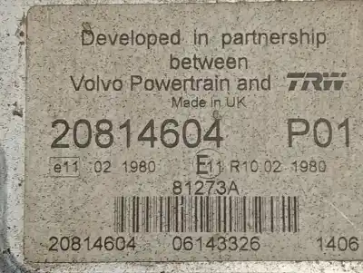 Pièce détachée automobile d'occasion calculateur moteur ecu pour renault premium 440 dxi 440 références oem iam 20814604  