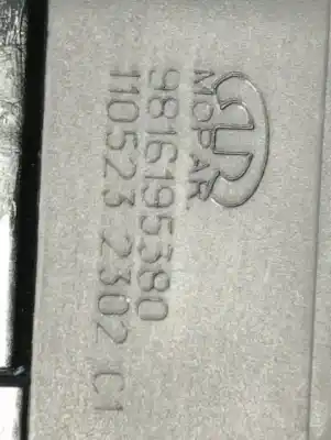 Second-hand car spare part trunk lock for citroen c3 feel oem iam references 9816195380  