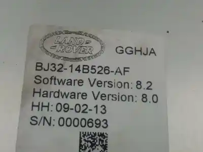 Second-hand car spare part electronic module for land rover evoque pure oem iam references bj3214b526af  