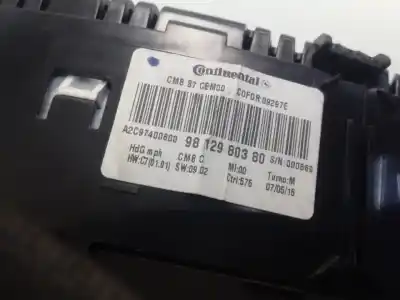 Peça sobressalente para automóvel em segunda mão quadrante por citroen ds4 design referências oem iam 9812980380  