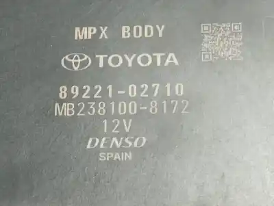 Peça sobressalente para automóvel em segunda mão módulo eletrônico por toyota corolla (e21) hybrid active referências oem iam 8922102710  