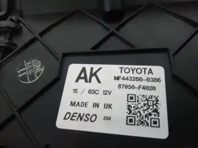 Second-hand car spare part full normal heating for toyota corolla (e21) hybrid active oem iam references 87130f4020  