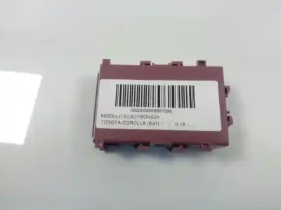 Peça sobressalente para automóvel em segunda mão módulo eletrônico por toyota corolla (e21) hybrid active referências oem iam 8911102030