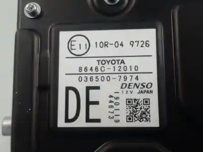 Peça sobressalente para automóvel em segunda mão câmara por toyota corolla (e21) hybrid active referências oem iam 8646c12010  