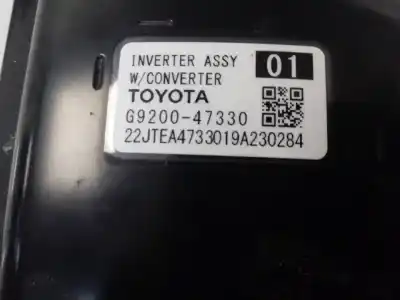 Peça sobressalente para automóvel em segunda mão inversor por toyota corolla (e21) hybrid active referências oem iam g920047330  