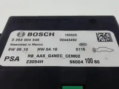 Second-hand car spare part electronic module for citroen ds4 design oem iam references 0263004545  