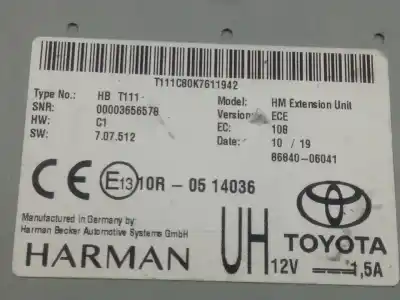 Second-hand car spare part electronic module for toyota corolla (e21) hybrid active oem iam references 00003656578  