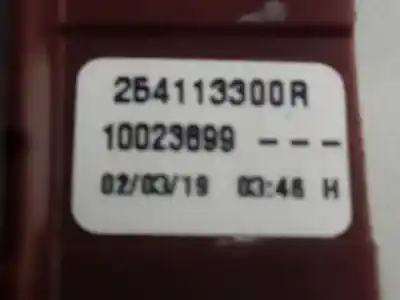 Peça sobressalente para automóvel em segunda mão botão / interruptor elevador vidro dianteiro esquerdo por renault zoe limited 72 cv / 53 kw referências oem iam 254008973r  