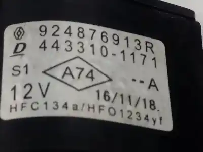İkinci el araba yedek parçası genisleme subabi için renault zoe limited 72 cv / 53 kw oem iam referansları 924876913r  