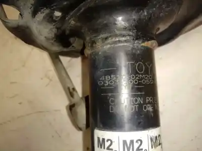 Peça sobressalente para automóvel em segunda mão amortecedor dianteiro direito por toyota corolla (e21) hybrid active referências oem iam 4851002m20  