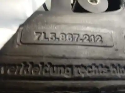 Автозапчастина б/у обликка задніх правіх дверей для porsche cayenne (typ 9pa) turbo посилання на oem iam 7l5867212  