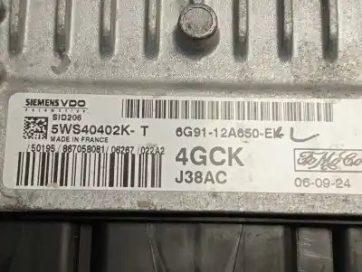 Second-hand car spare part ecu engine control for ford galaxy (ca1) 2.0 tdci cat oem iam references 6g9112a650e  