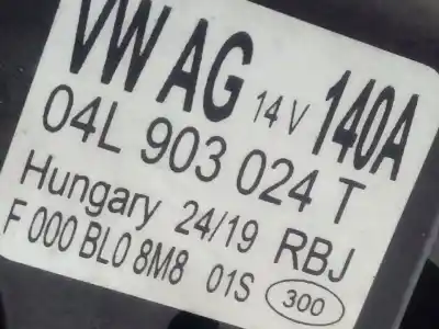 Second-hand car spare part alternator for seat leon st (5f8) reference oem iam references 04l903024t  