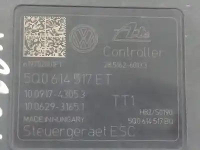 Second-hand car spare part abs for seat leon st (5f8) reference advanced oem iam references 5q0614517et  