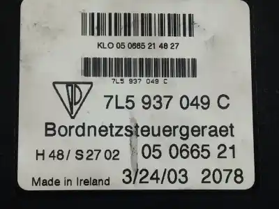 Автозапчастина б/у електронний модуль для porsche cayenne (typ 9pa) turbo посилання на oem iam 7l5937049c  